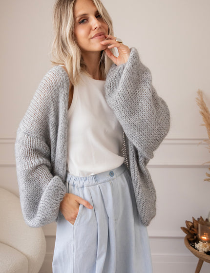 Strickjacke - Bernadette Clara - Grau