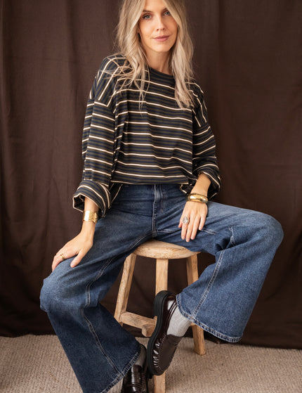 Love Me Wide Dark Blue - Jeans