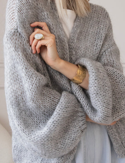 Strickjacke - Bernadette Clara - Grau