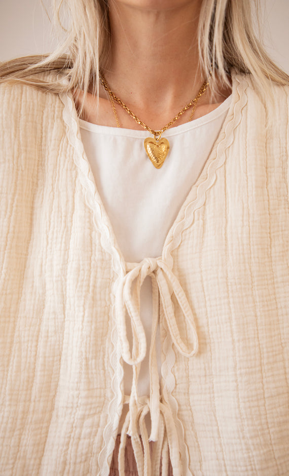 Soft Tetra Thoughts Beige - Jacket