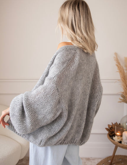 Strickjacke - Bernadette Clara - Grau