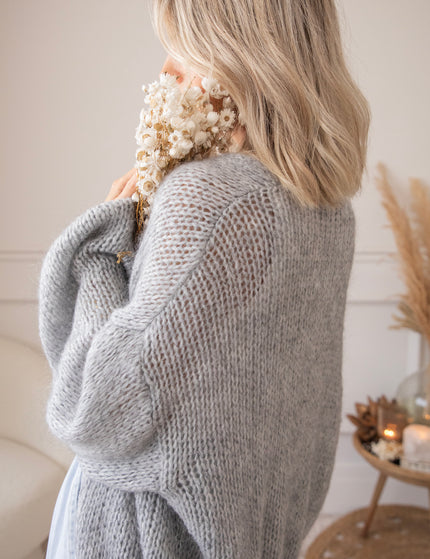 Strickjacke - Bernadette Clara - Grau