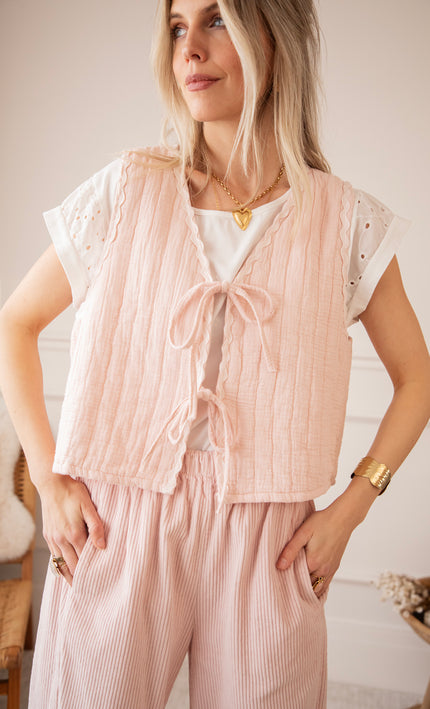 Soft Tetra Thoughts Soft Pink - Vest