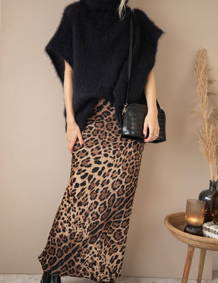 Wild And Wandering Beige - Maxi Skirt