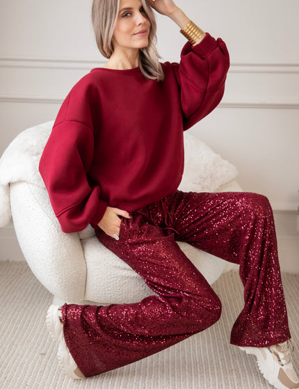Stunning Sequins Bordeaux - Pants