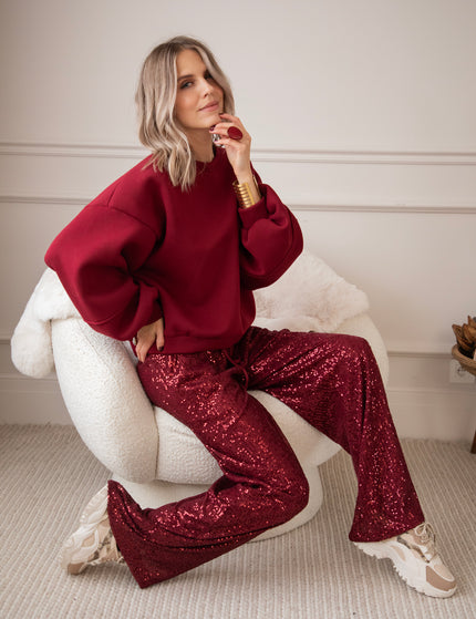 Stunning Sequins Bordeaux - Pants