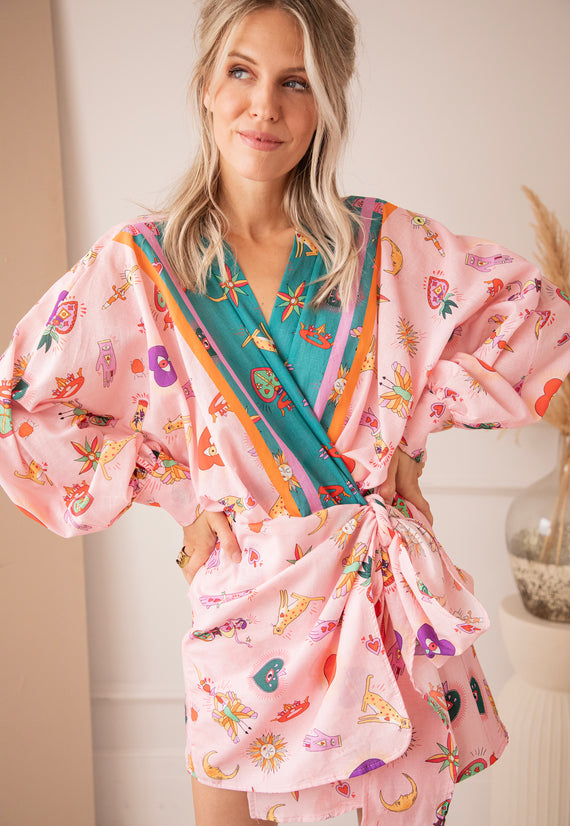 Wrapped In Wonders Baby Pink - Dress