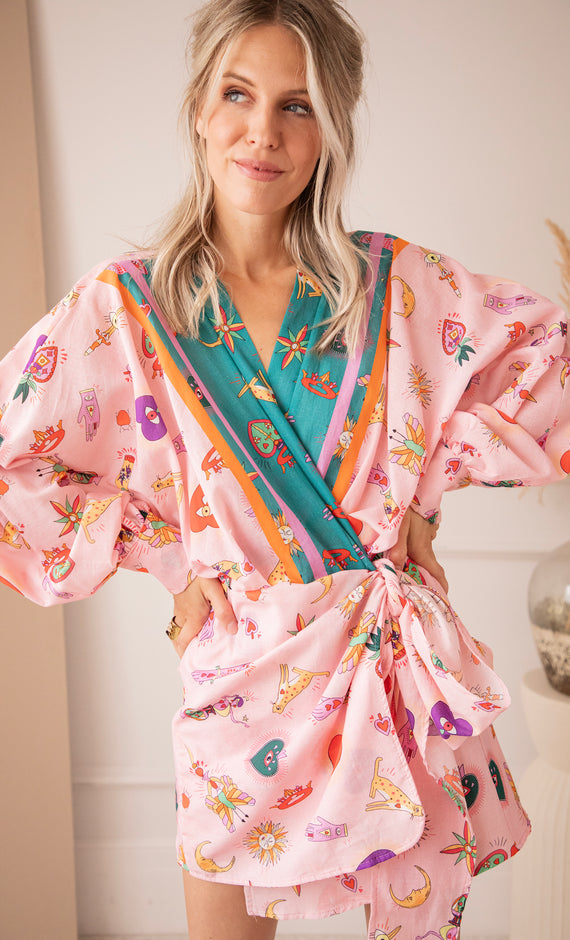 Kleid - Wrapped In Wonders - Babyrosa