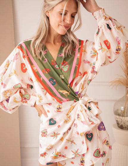 Kleid - Wrapped In Wonders - Beige