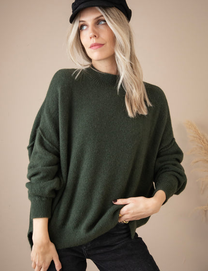 Pullover - Soft Seamy - Khaki