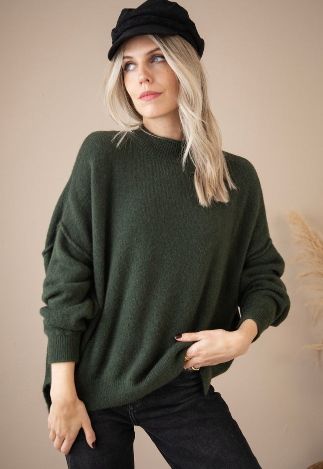 Pullover - Soft Seamy - Khaki