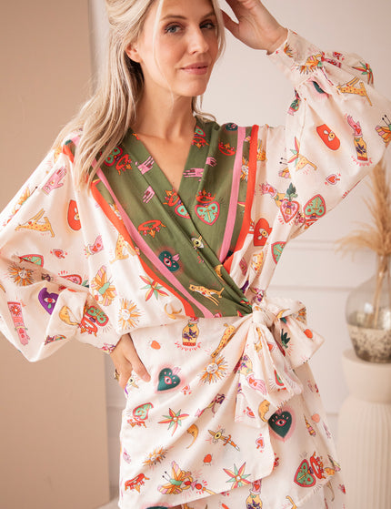 Kleid - Wrapped In Wonders - Beige