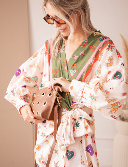 Kleid - Wrapped In Wonders - Beige