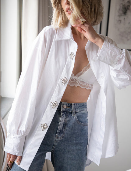 Diamond Dreams White - Blouse