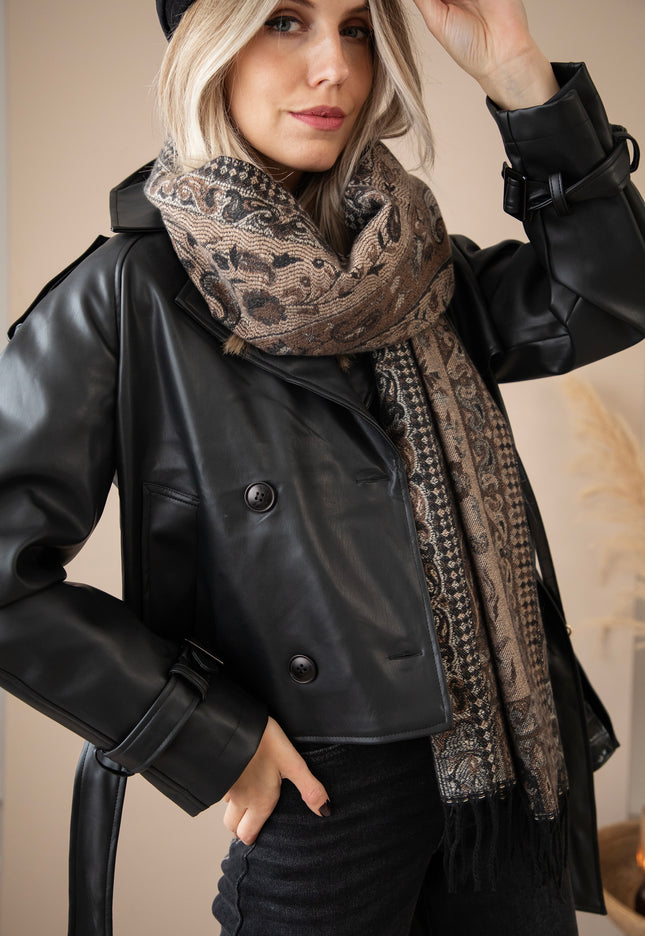 Jacke - Lizzy Leather - Schwarz