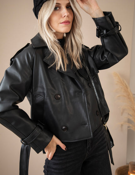 Jacke - Lizzy Leather - Schwarz