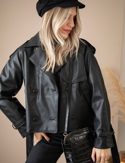 Lizzy Leather Black - Jacket