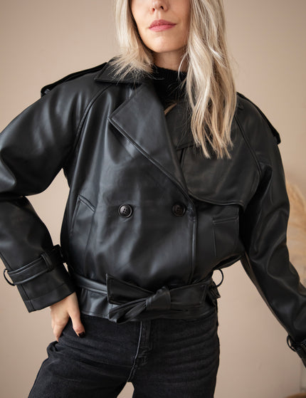 Lizzy Leather Black - Jacket