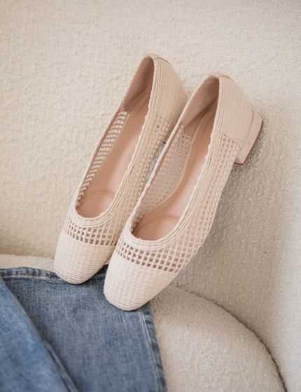 Gracy Grid Beige - Ballerina