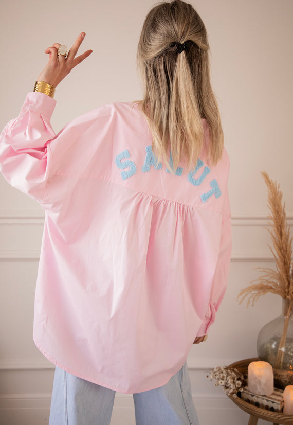 Salut Pink/Blue - Blouse