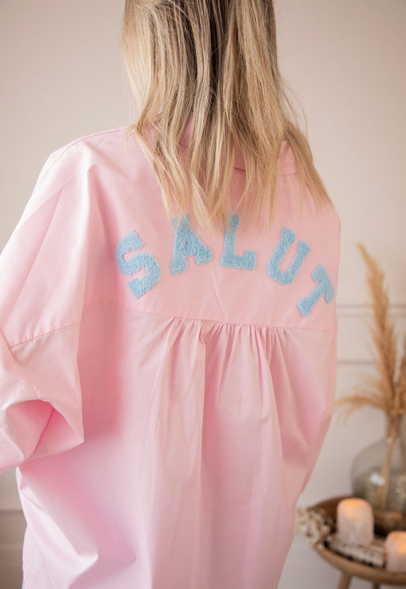 Salut Pink/Blue - Blouse