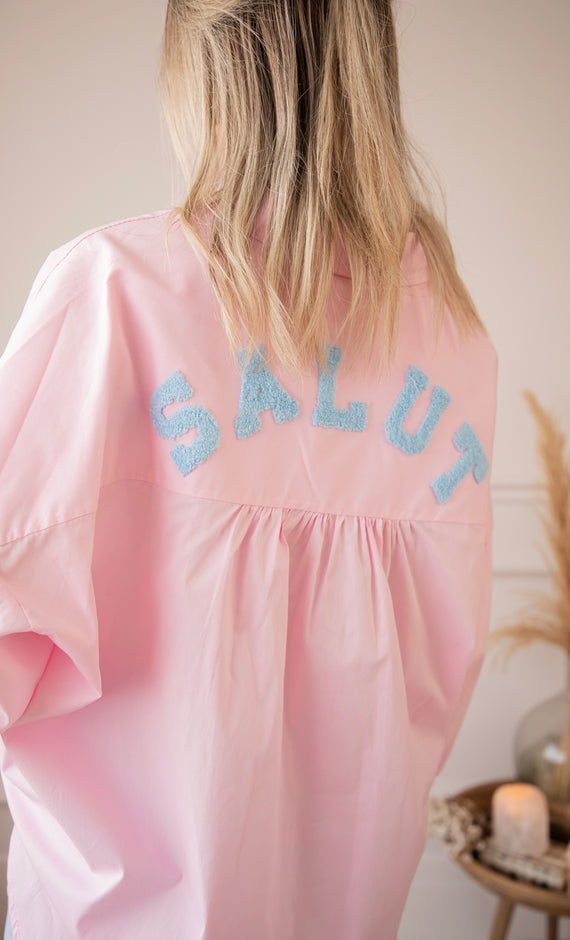 Salut Pink/Blue - Blouse