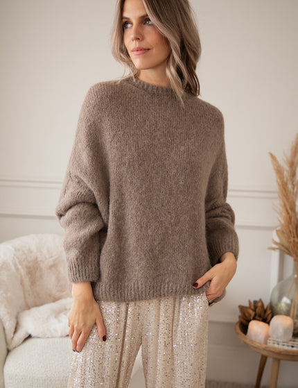 Softly Yours Taupe - Sweater