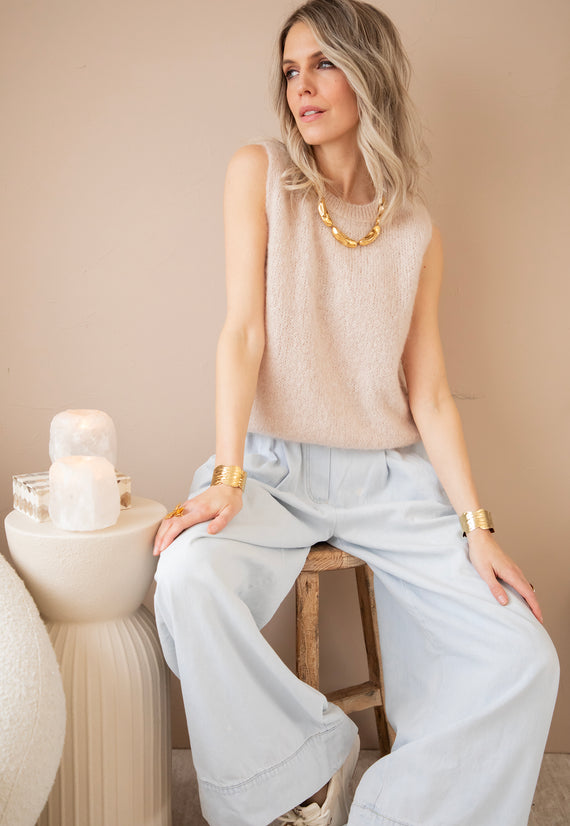 Deborah Beige - Debardeur