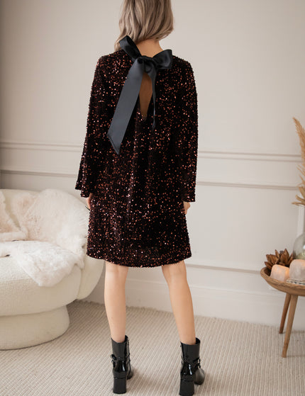 Kleid - Glow Bow - Choco