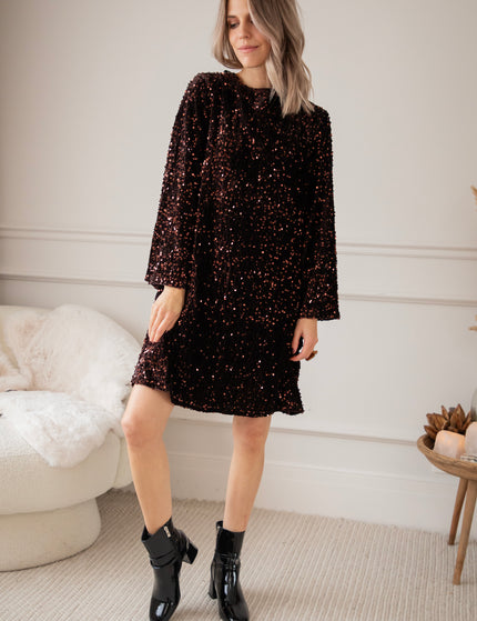 Kleid - Glow Bow - Choco