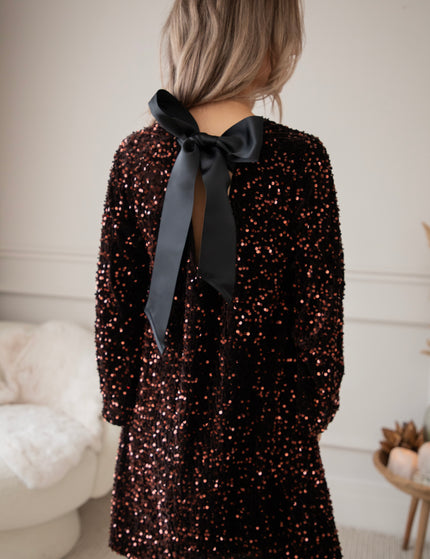 Kleid - Glow Bow - Choco