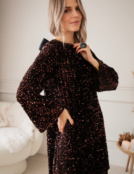 Kleid - Glow Bow - Choco
