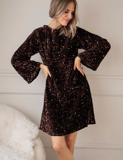 Kleid - Glow Bow - Choco