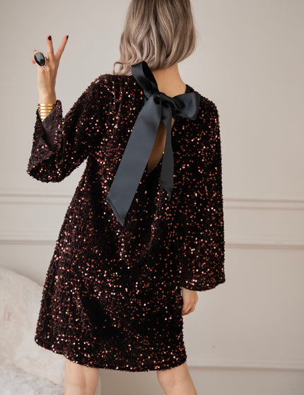 Kleid - Glow Bow - Choco