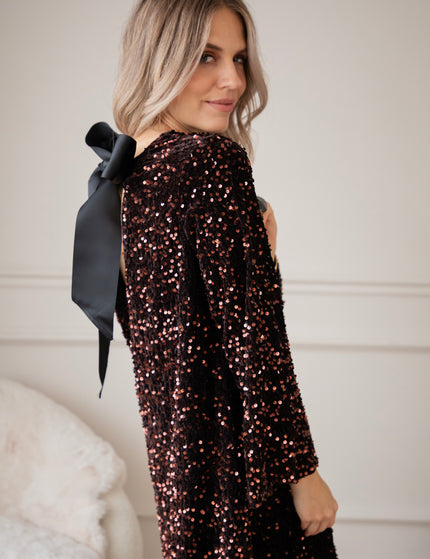 Kleid - Glow Bow - Choco