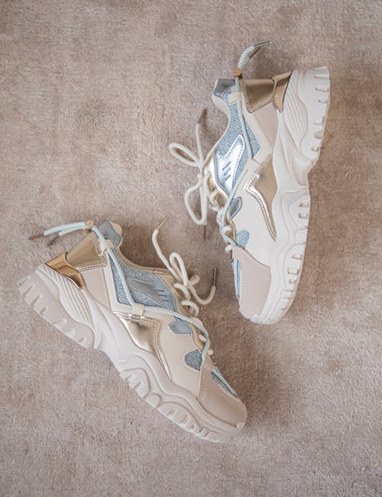 Sandy Suprème Beige/Blue - Sneakers