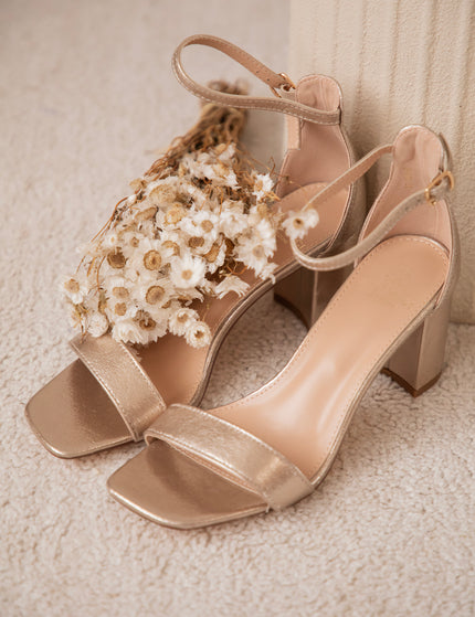 Statement Step Gold - Heels