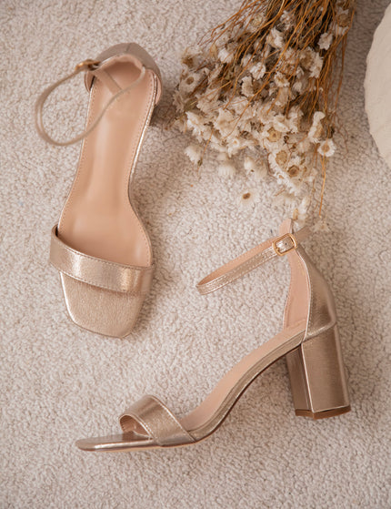 Statement Step Gold - Heels