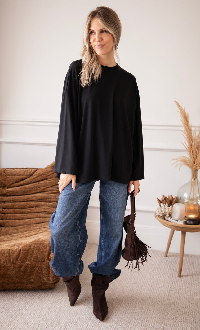 Sandy Smooth Black - Longsleeve