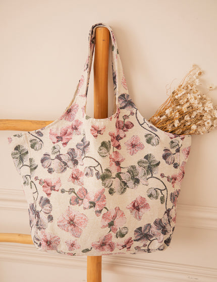 Handtasche - Ezra Bloom - Beige/Rosa
