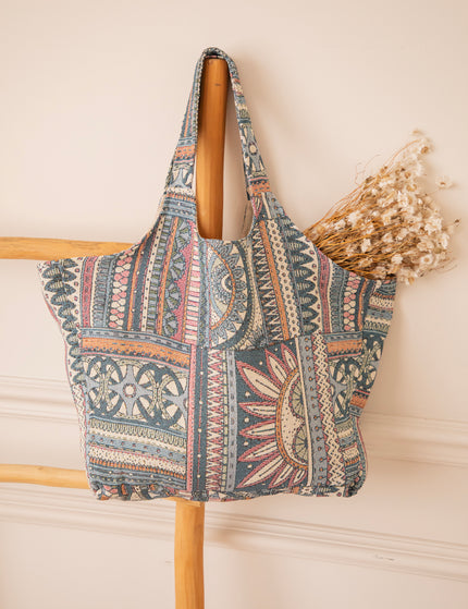 Handtasche - Ezra Boho - Blau