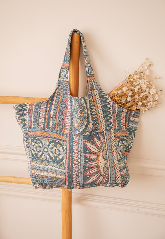 Ezra Boho Blue - Handtas