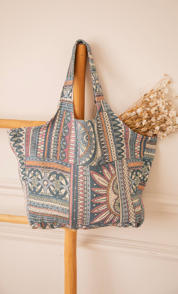 Ezra Boho Blue - Handbag