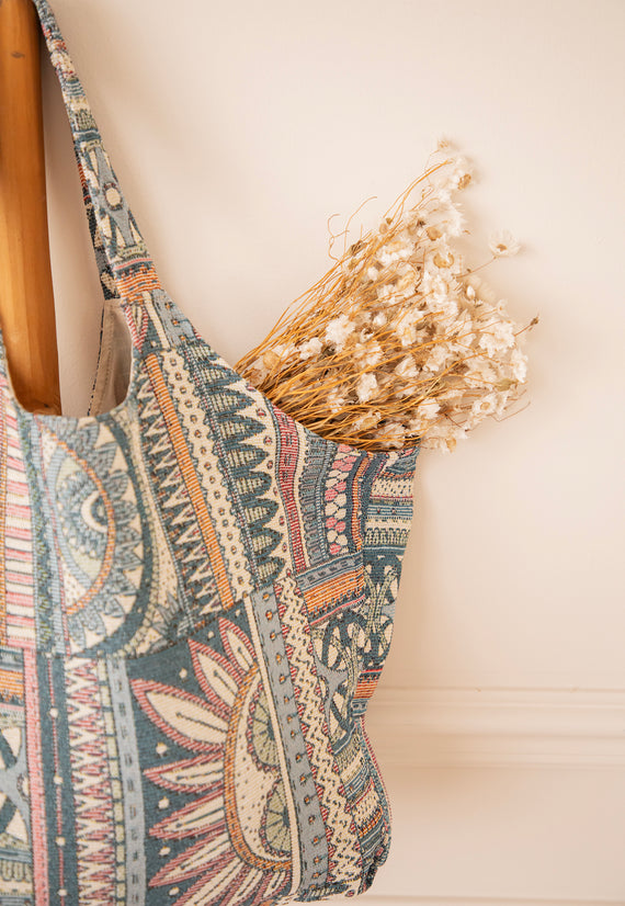 Ezra Boho Blue - Handtas