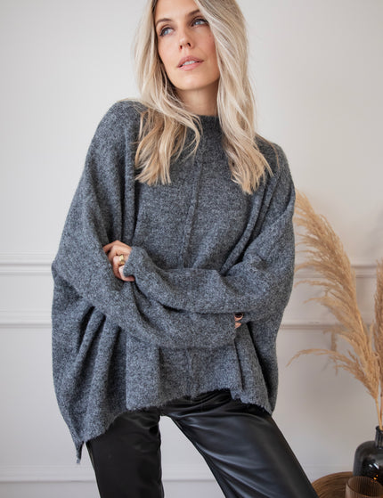 Embrace The Warmth Dark Grey - Sweater