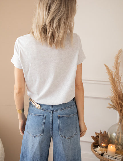 Beating Heart Grey/Gold - T-Shirt