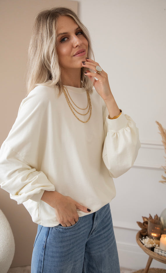 Open Minded Beige - Sweater