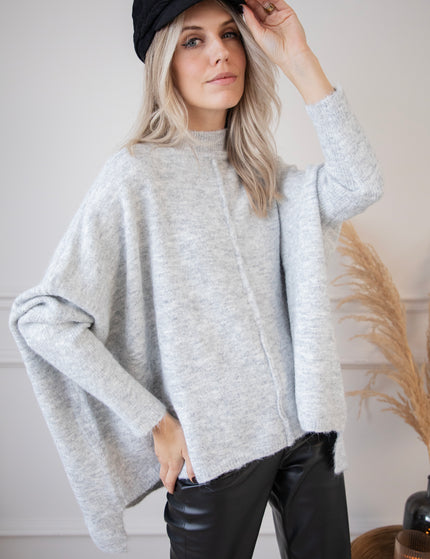 Embrace The Warmth Soft Grey - Sweater