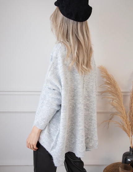 Embrace The Warmth Soft Grey - Sweater