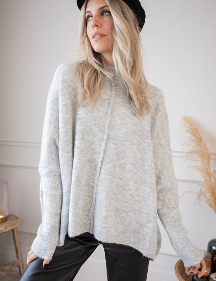 Embrace The Warmth Soft Grey - Trui